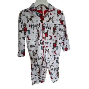 The Grinch Unisex Kids 18M Christmas Pajamas Holiday PJ Set Dr. Seuss Festive